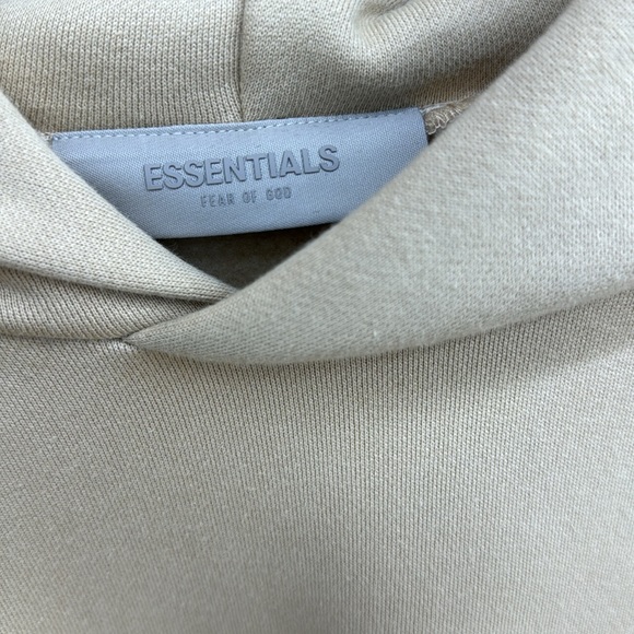 Fear of God essential hoodie in natural - Picture 5 of 5